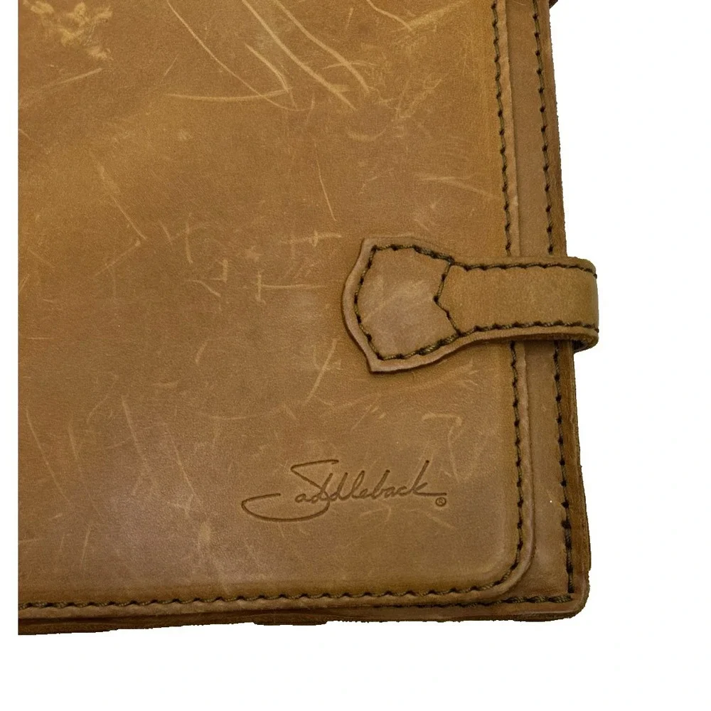 Saddleback Leather Tablet ipad ebook Case 8x10 Chestnut Brown Distressed Durable